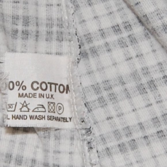 Vintage (1992) BOYCO U.K. Mini Summer Cotton Dress, 31" Bust, Size S, Gingham - Picture 4 of 4
